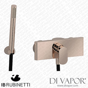 IB Rubinetti K2350RS K2 Wall Mounted Shower Mixer with Shower Kit Spare Parts