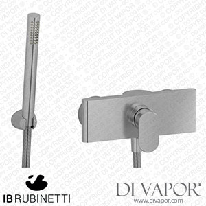 IB Rubinetti K2350SS K2 Wall Mounted Shower Mixer with Shower Kit Spare Parts