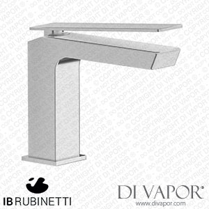 IB Rubinetti K3200SS K3 Monohole Washbasin Mixer Complete with Drain Spare Parts