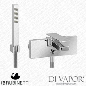 IB Rubinetti K3250CC K3 Wall Mounted Bath Filler Complete with Shower Kit Spare Parts
