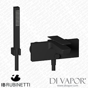 IB Rubinetti K3250NP K3 Wall Mounted Bath Filler Complete with Shower Kit Spare Parts