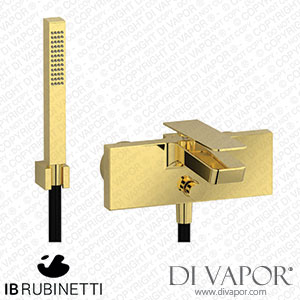 IB Rubinetti K3250OO K3 Wall Mounted Bath Filler Complete with Shower Kit Spare Parts