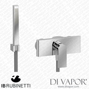 IB Rubinetti K3350CC K3 Wall Mounted Shower Mixer with Shower Kit Spare Parts