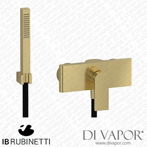 IB Rubinetti K3350IS K3 Wall Mounted Shower Mixer with Shower Kit Spare Parts