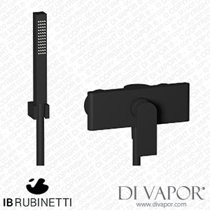 IB Rubinetti K3350NP K3 Wall Mounted Shower Mixer with Shower Kit Spare Parts