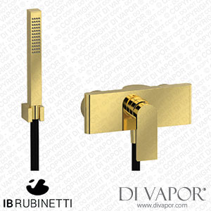 IB Rubinetti K3350OO K3 Wall Mounted Shower Mixer with Shower Kit Spare Parts