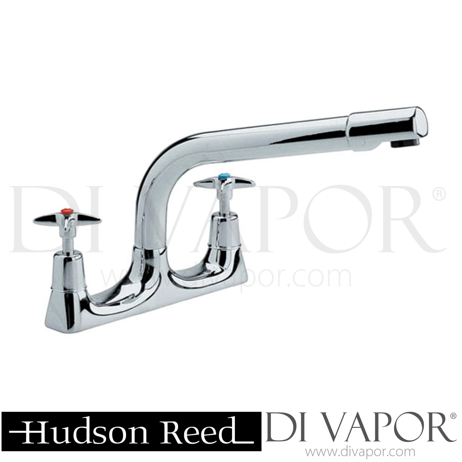 Ultra Contemporary Crosshead Dualflow Sink Mixer (Chrome) KA302 Spare