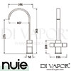 Nuie KB324 Kitchen Tap Spare Parts Diagram