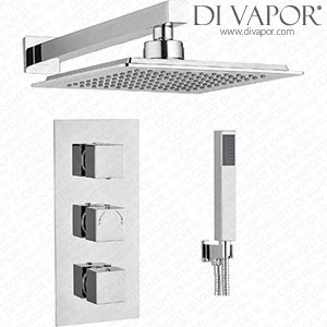 Keenware KBV-012 Concealed Two Outlet Shower Valve Wall Kit: Chrome Spare Parts