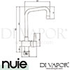 Nuie KC316 Mixer Spare Parts Diagram