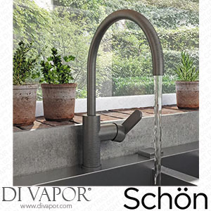 Schon KCHTAP59 Aaron C Spout Gunmetal Kitchen Mixer Tap Spare Parts