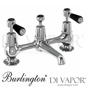 Burlington KE10 BLA | KE10 BLA-QT Kensington 2 Tap Hole Bridge Basin Mixer Spare Parts