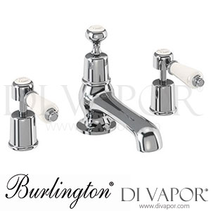 Burlington KE12-QT MED | KE12-QT MED-QT Kensington 3 Tap Hole Mixer with Pop-Up Waste Spare Parts