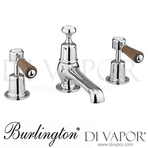 Burlington KE12-QT WAL | KE12-QT WAL-QT Kensington 3 Tap Hole Mixer with Pop-Up Waste Spare Parts