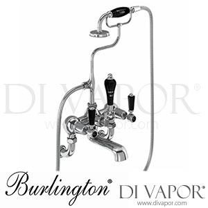 Burlington KE17 BLA | KE17 BLA-QT Kensington Wall Mounted Bath Shower Mixer Spare Parts