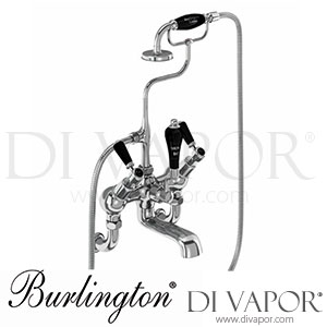 Burlington KE21 BLA | KE21 BLA-QT Kensington Wall Mounted Angled Bath Shower Mixer Spare Parts