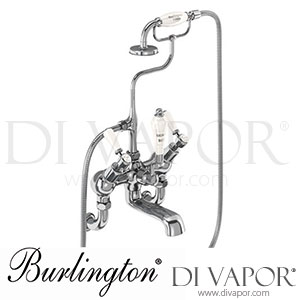 Burlington KE21-QT MED | KE21-QT MED-QT Kensington Wall Mounted Angled Bath Shower Mixer Spare Parts