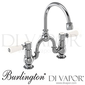 Burlington KE27-QT MED | KE27-QT MED-QT Kensington 2 Tap Hole Arch Mixer with Curved Spout (200mm Centres) Spare Parts