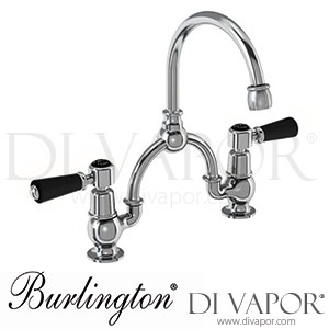 Burlington KE28-QT BLA | KE28 BLA-QT Kensington 2 Tap Hole Arch Mixer with Curved Spout (230mm centres) Spare Parts