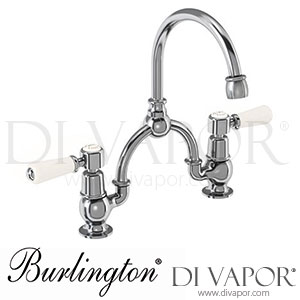 Burlington KE28-QT MED | KE28-QT MED-QT Kensington 2 Tap Hole Arch Mixer with Curved Spout (230mm centres) Spare Parts