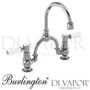 Burlington KE28-QT Kensington 2 Tap Hole Arch Mixer with Curved Spout (230mm centres) Spare Parts