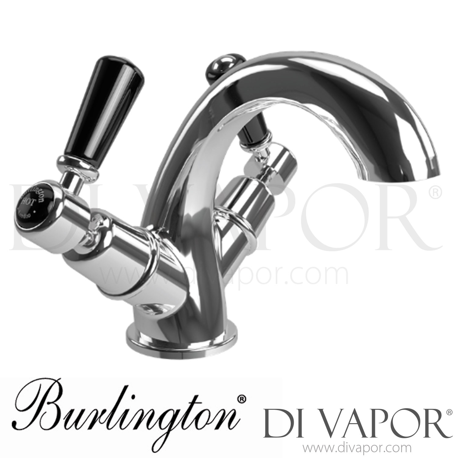 Burlington KE45QT BLA Kensington Mono Basin Mixer Tap Spare Parts