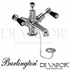 Burlington KE5-QT-WAL-KE5-QT-WAL-QT Basin Mixer