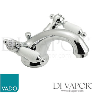VADO KEN-100/CD-C/P Kensington Mono Basin Tap Mixer Deck Mounted with Pop-up Waste Spare Parts