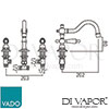 VADO KEN 101CD AG Mixer Spare Parts Diagram