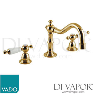 VADO KEN-101/CD-A/G Kensington 3 Hole Basin Tap Mixer Deck Mounted without Pop-up Waste Spare Parts