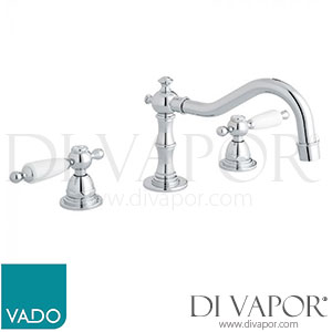 VADO KEN-101/CD-C/P Kensington 3 Hole Basin Tap Mixer Deck Mounted without Pop-up Waste Spare Parts