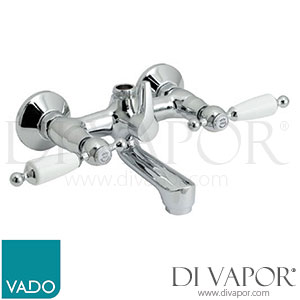 VADO KEN-121/CD-C/P Kensington Exposed Bath Shower Mixer Wall Mounted Spare Parts