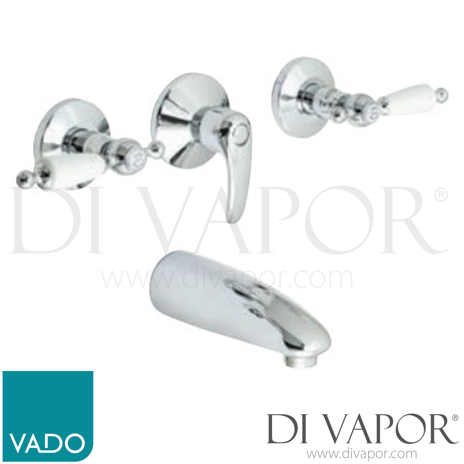 VADO KEN124/CDC/P Kensington Concealed 2 Way Bath Shower Mixer Spare