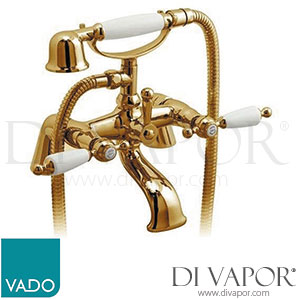 VADO KEN-131/CD-A/G Kensington Exposed Bath Shower Mixer Pillar Mounted with Shower Kit Spare Parts