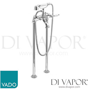 VADO KEN-133/CD+K-C/P Kensington Bath Shower Mixer Floor Mounted Spare Parts