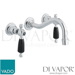VADO KEN-209/CD-C/P Kensington 3 Hole Basin Tap Mixer Wall Mounted Spare Parts