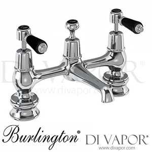 Burlington KER10 BLA | KER10 BLA-QT Kensington Regent 2 Tap Hole Bridge Basin Mixer Tap Spare Parts