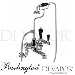 Burlington KER17 BLA | KER17 BLA-QT Kensington Regent Wall Mounted Bath Shower Mixer Tap Spare Parts