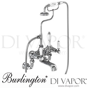 Burlington KER17-QT WAL Kensington Regent Walnut Wall Mounted Bath Shower Mixer with S Adjuster Spare Parts