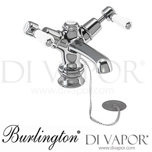 Burlington KER5 BLA | KER5 BLA-QT Kensington Regent Basin Mixer Tap with Plug & Chain Waste Spare Parts