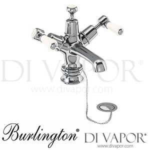 Burlington KER5-QT MED | KER5-QT MED-QT Kensington Regent Basin Mixer Tap with Plug & Chain Waste Spare Parts