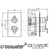 Crosswater KH01-1500RC Diagram