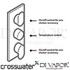 Crosswater KH01-2000RC Diagram Parts
