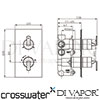 Crosswater KH01-2500RC Diagram