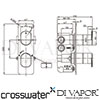 Crosswater KH02-1500RC Diagram