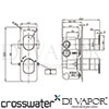 Crosswater KH02-1501RC Diagram
