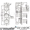 Crosswater KH02-2000RC Diagram