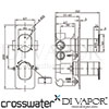 Crosswater KH02-2500RC Diagram