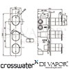 Crosswater KH02-3000RC Diagram