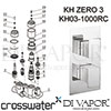 Crosswater KH03-1000RC Tech Diagram